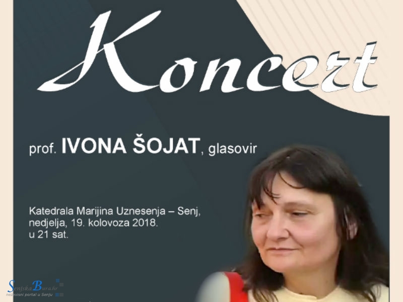 Koncert pijanistice Ivone Šojat u senjskoj Katedrali