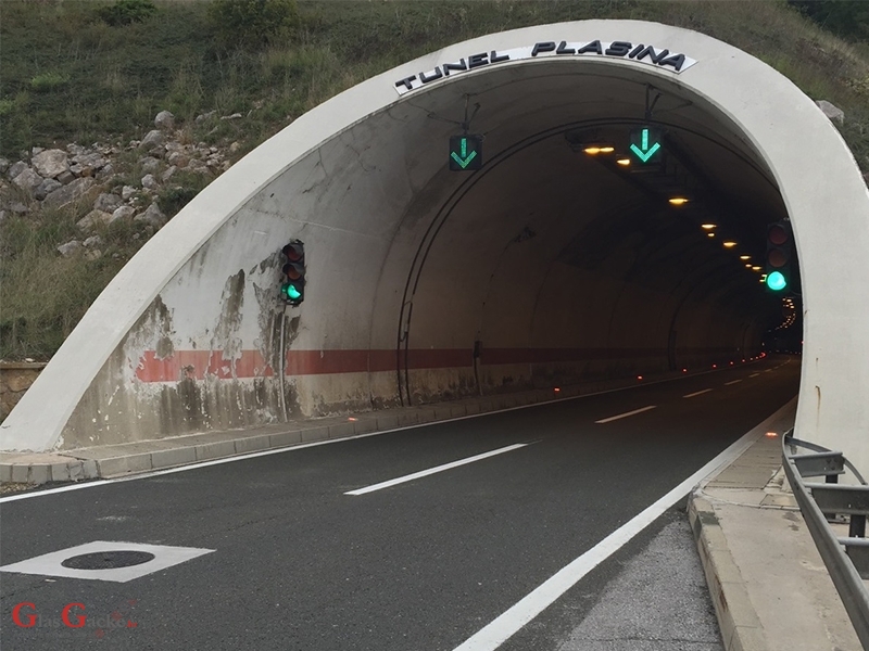 Na autocesti A-1, u tunelu Plasina, dogodila se prometna nesreća 