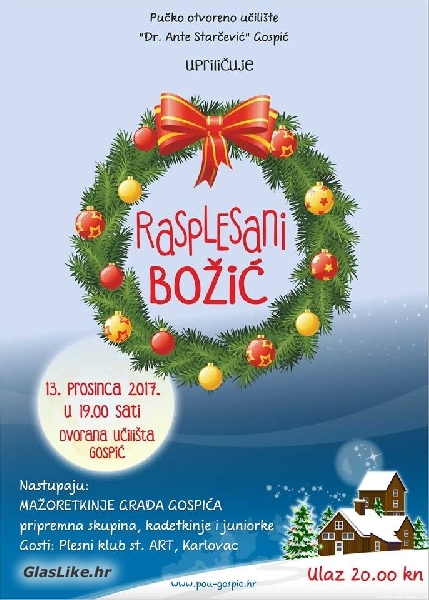 Rasplesani Božić u Gospiću