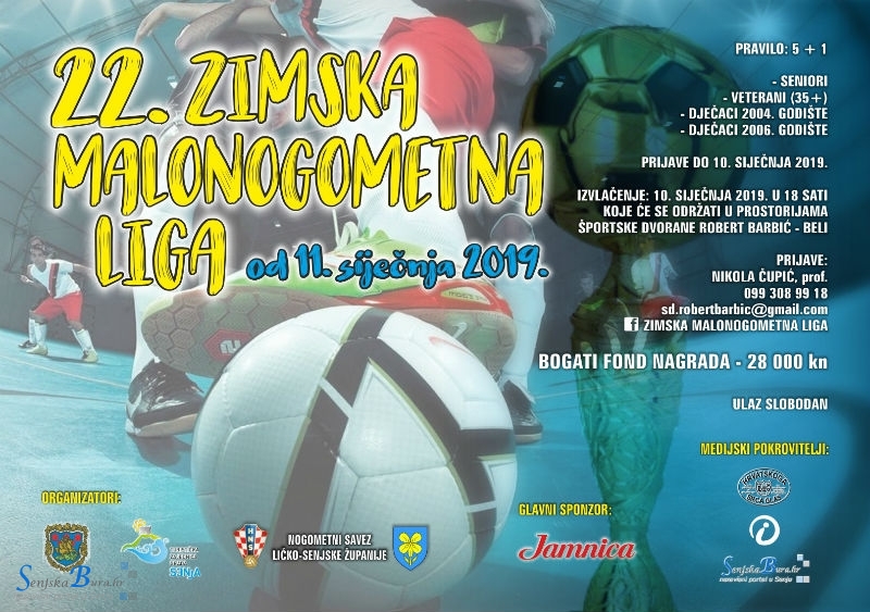 22. Zimska malonogometna liga Senj 2019.