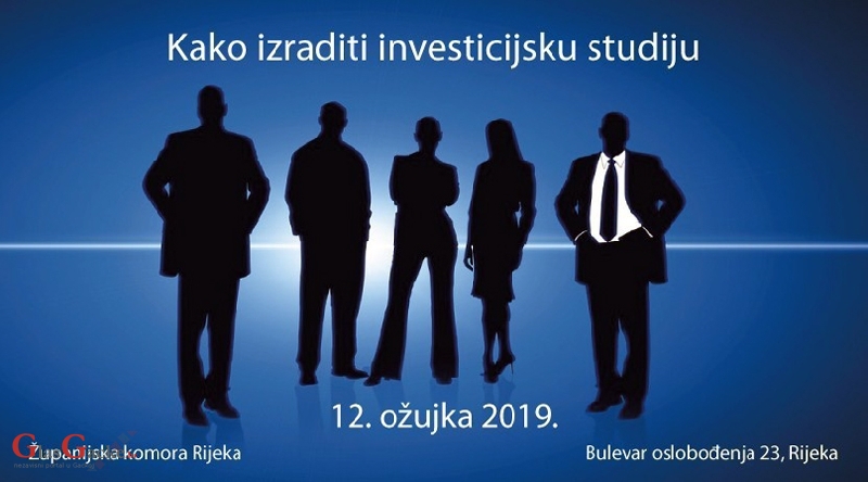 Seminar Kako izraditi investicijsku studiju - 12. ožujka Seminar Kako izraditi investicijsku studiju - 12. ožujka