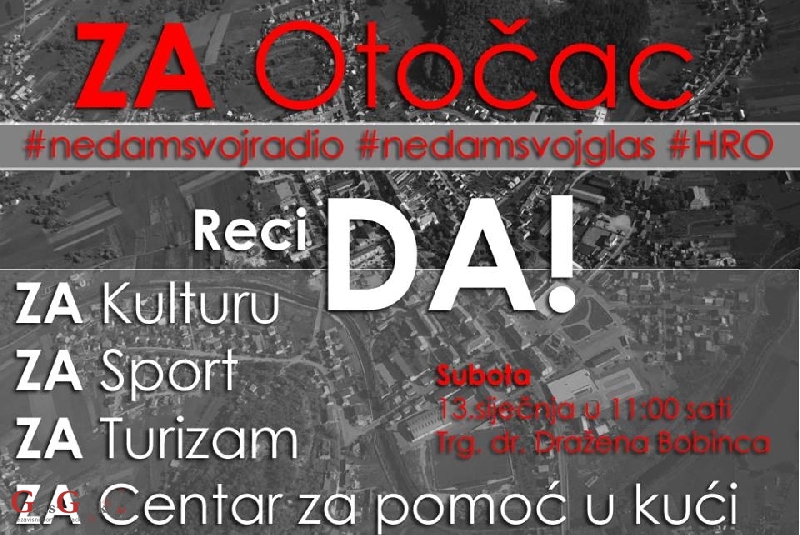 Obavijest Grupe građana Grada Otočca Obavijest Grupe građana Grada Otočca