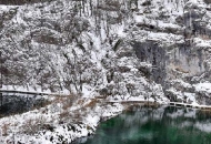 Zbog snijega i leda zatvoren kanjon Donjih jezera