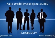 Seminar Kako izraditi investicijsku studiju - 12. ožujka Seminar Kako izraditi investicijsku studiju - 12. ožujka