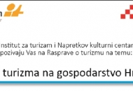 Utjecaj turizma na hrvatsko gospodarstvo - 20. travnja Utjecaj turizma na hrvatsko gospodarstvo - 20. travnja