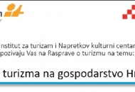 Utjecaj turizma na hrvatsko gospodarstvo - 20. travnja