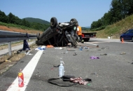 Smrtni danak na autocesti kod Brinja Smrtni danak na autocesti kod Brinja
