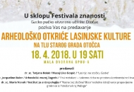Predstavljanje arheološkog otkrića lasinjske kulture u Otočcu Predstavljanje arheološkog otkrića lasinjske kulture u Otočcu