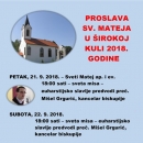 Danas i sutra mise u Širokoj Kuli u 18 uri