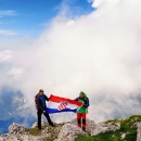 Otočani zavijorili hrvatskom zastavom na Karavankama