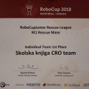 Dvije zlatne medalje za robotičare u Montrealu 
