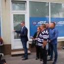 Milinovića dočekala zatvorena vrata GO HDZ-a u Otočcu 