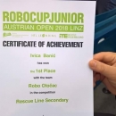 Robo Otočac prvi na Robo Cup Junior Austrian Open 2018. 