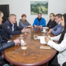 Predstavnici braniteljsko socijalno-radne zadruge „Zelena dolina“ na radnom sastanku kod župana Milinovića 