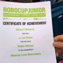 Robo Otočac prvi na Robo Cup Junior Austrian Open 2018. 
