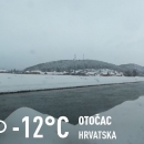 Otočac jutros na -12*C 