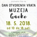 Dan otvorenih vrata Muzeja Gacke