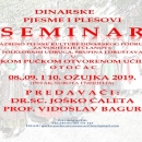 Prijave za seminar “Dinarske pjesme i plesovi: glazbeno-plesna kultura dinarskog područja” 