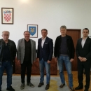 Voljen Grbac i Robert Grubićić na prijamu kod župana Milinovića 
