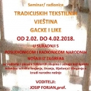  Seminar tradicijskih tekstilnih vještina Gacke i Like