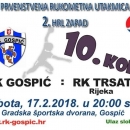 Seniori RK "Gospić" kreću u proljetni dio natjecanja 