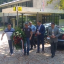 Marijan Kustić s braniteljima položio vijenac na spomenik Josipu Joviću, prvom hrvatskom poginulom redarstveniku u Domovinskom ratu