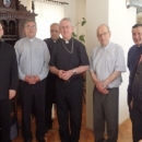 Kanonici Kaptola Sv.Marije u Senju s biskupom mons.Zdenkom Križićem