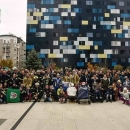 Davor Lopac i Marko Ferro iz senjskog DVD-a na humanitarnoj utrci Firefighter Stair Challenge u Zagrebu