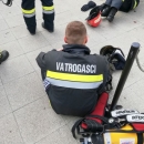 Davor Lopac i Marko Ferro iz senjskog DVD-a na humanitarnoj utrci Firefighter Stair Challenge u Zagrebu