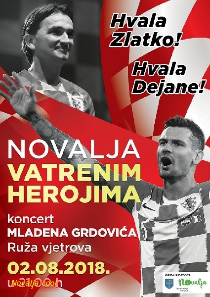 Velika fešta za Vatrene heroje u Novalji Velika fešta za Vatrene heroje u Novalji