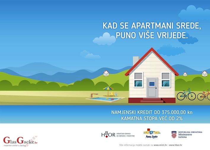 U Otočcu prezentacija posebne kreditne linije HBOR-a za privatne iznajmljivače U Otočcu prezentacija posebne kreditne linije HBOR-a za privatne iznajmljivače