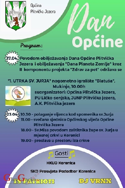 Eto Jurjeve, eto dana općine Plitvička Jezera
