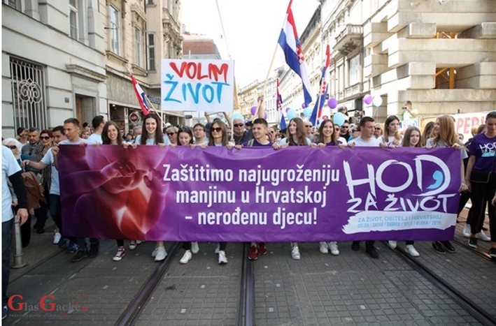 Zagrebu se održava  - Hod za život