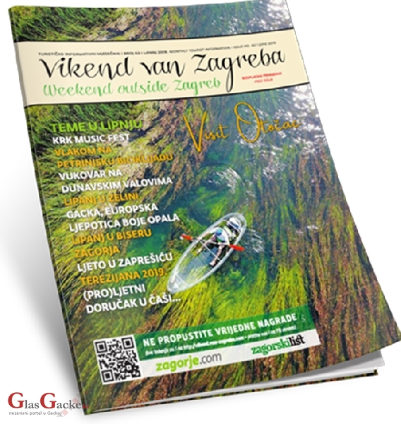 Otočac i Gacka u lipanjskom broju Vikenda van Zagreba