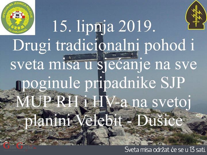 Drugi pohod na Velebit za poginule pripadnike Specijalne policije MUP-a i HV-a