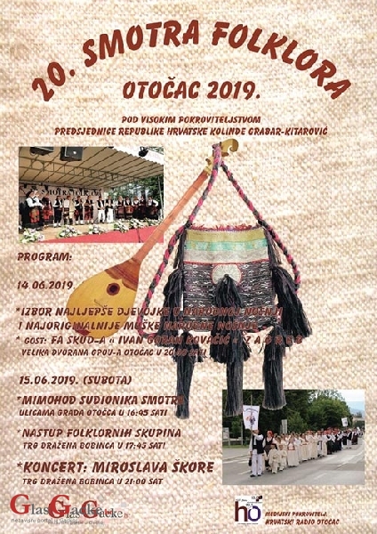 Tko to sve nastupa na 20. Smotri folklora u Otočcu? Tko to sve nastupa na 20. Smotri folklora u Otočcu?