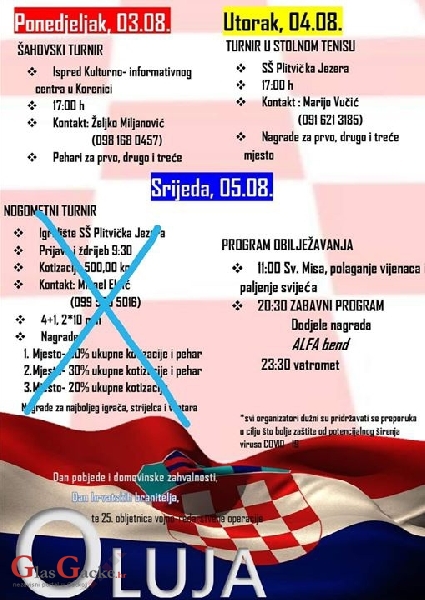 Turnir odgođen za nedjelju