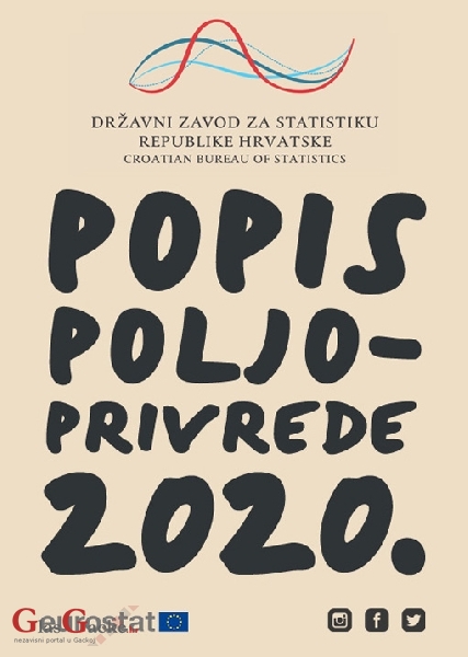 Poziv za popisivače poljoprivrednih domaćinstava