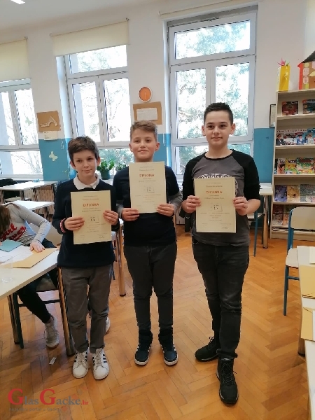 1. mjesto na županijskoj razini natjecanja „Čitanjem do zvijezda“