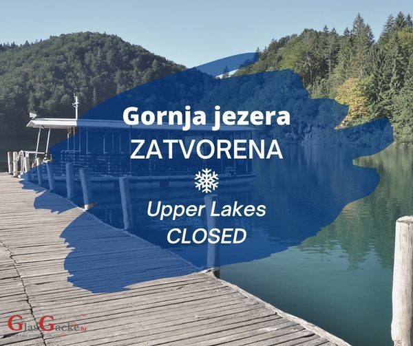 Gornja jezera zatvorena za posjetitelje