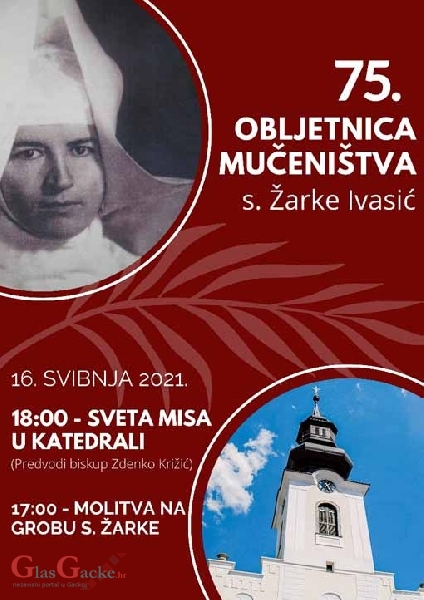 Misa na 75. obljetnicu mučeničke smrti. s. Žarke Ivasić