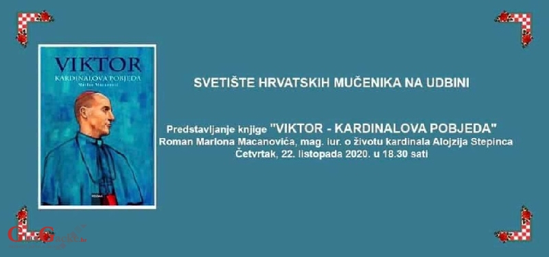 Predstavljanje romana Viktor - kardinalova pobjeda Predstavljanje romana Viktor - kardinalova pobjeda