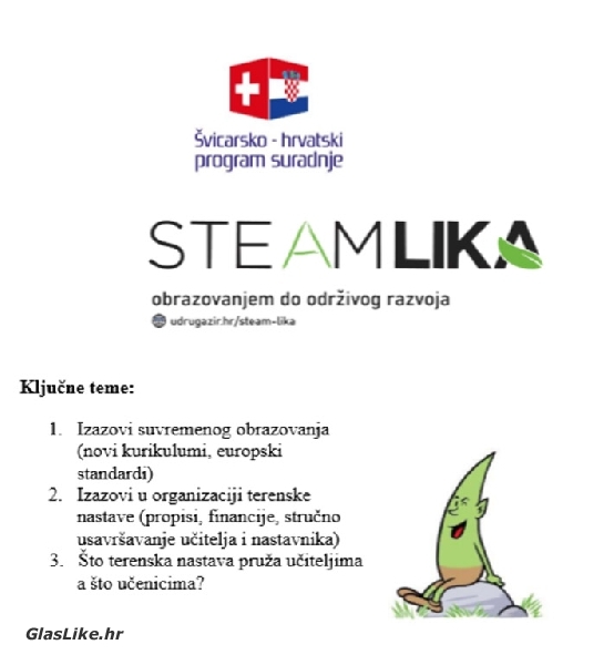 STEAM Lika: Obrazovanjem do održivog razvoja