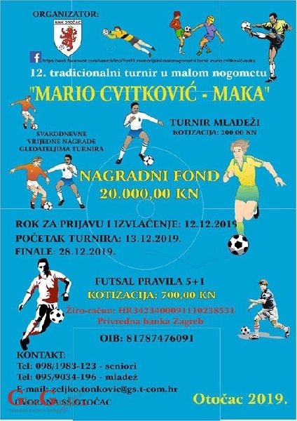 12. tradicionalni malonogometni turnir M. Cvitković - Maka
