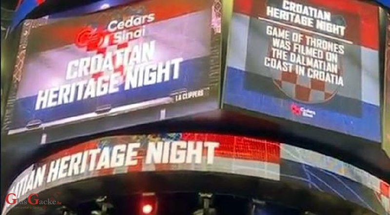 Pogledajte što je sinoć usred Los Angelesa priređeno Hrvatima u čast uoči NBA okršaja