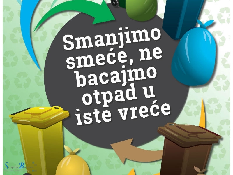 U Senju tribina "Smanjimo smeće, ne bacajmo otpad u iste vreće!"