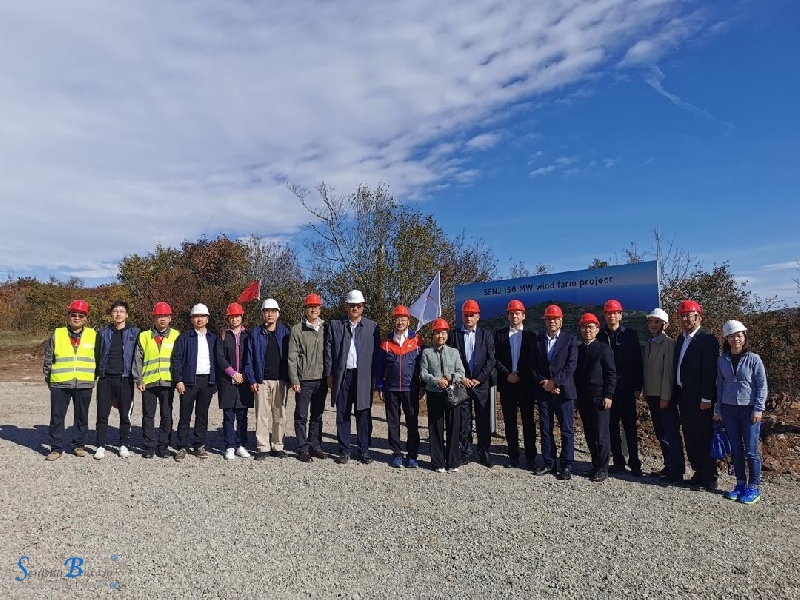 Visoka kineska delegacija i predstavnici Grada Senja obišli gradilište novog vjetroparka