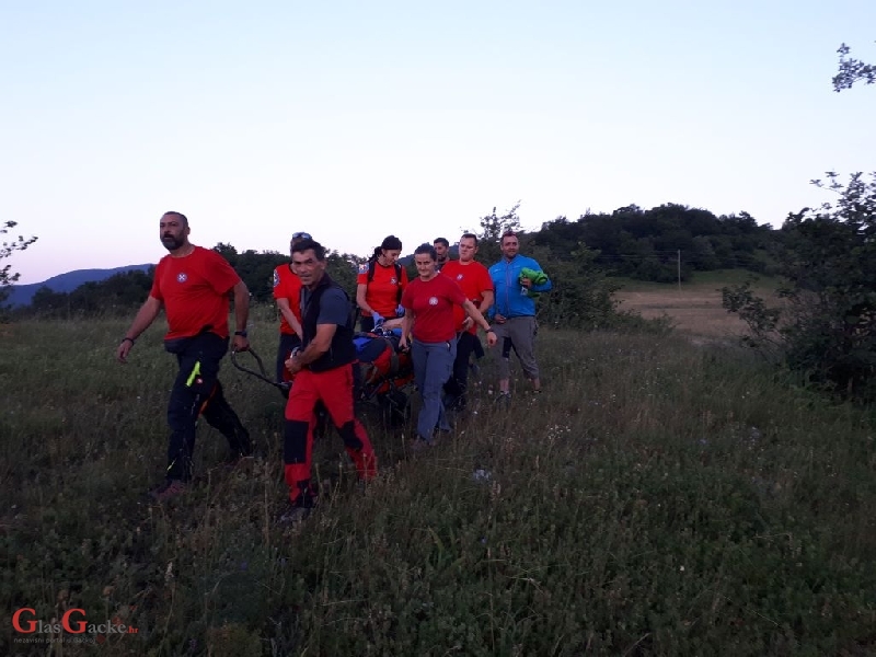 Akcija spašavanja paraglajdera