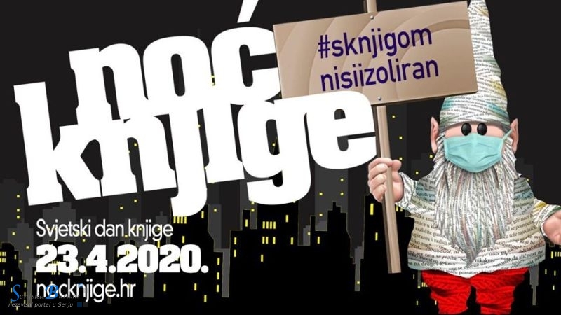 Virtalna Noć knjige 2020. s porukom s knjigom nisi izoliran 