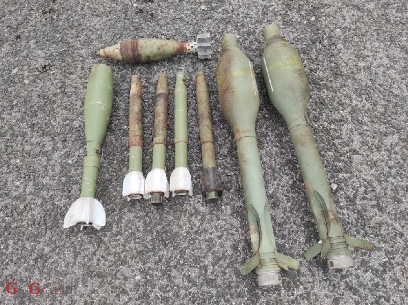 Građanin pronašao mine